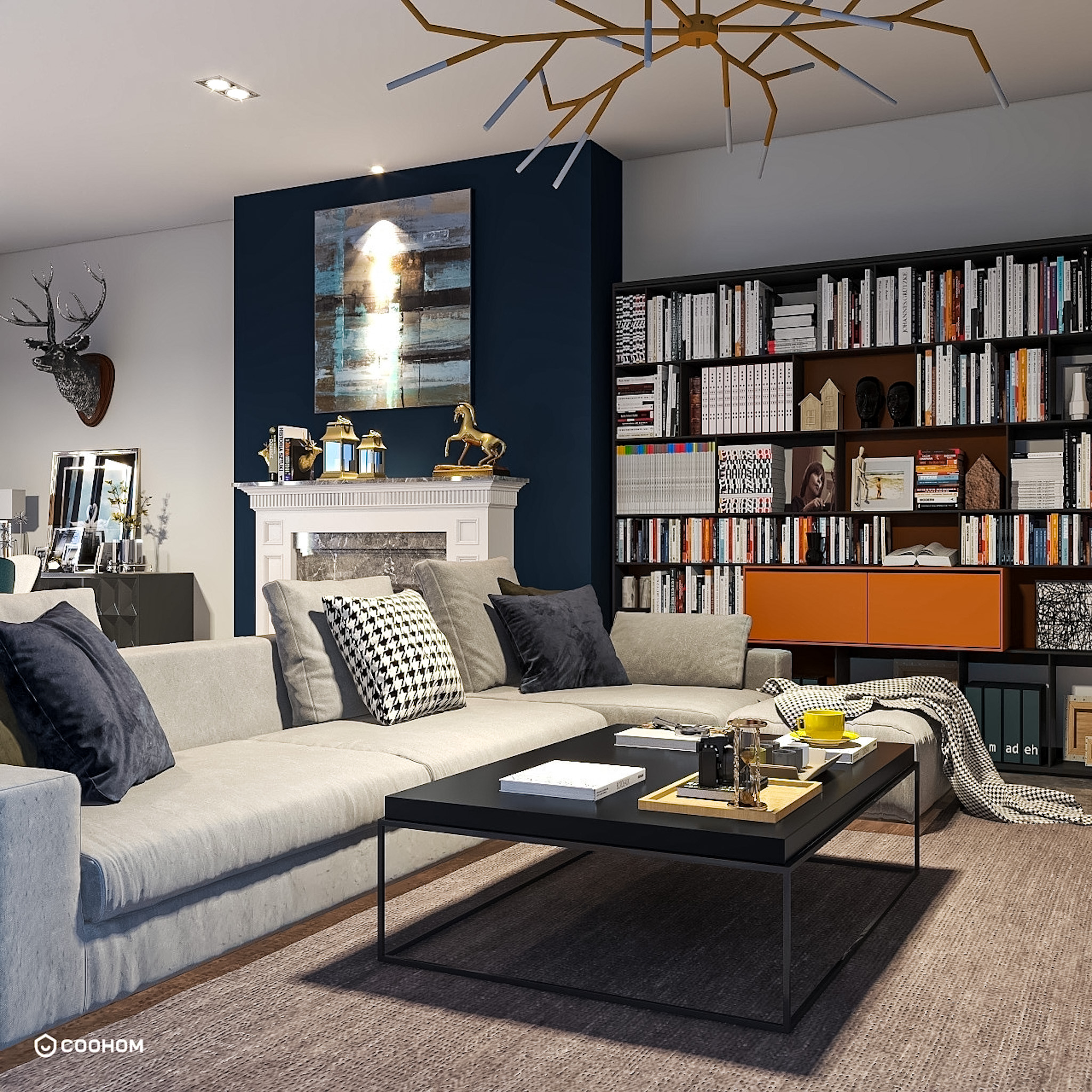 A contemporary classic reception hall-5