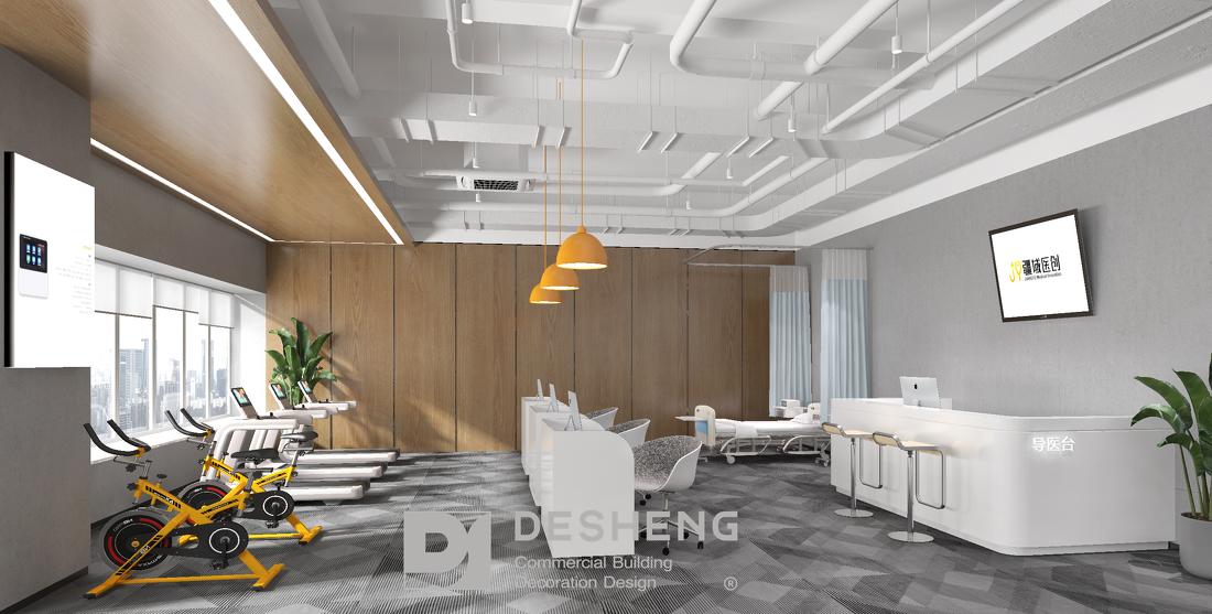 绿植点缀的智慧医疗展厅丨疆域医创-6