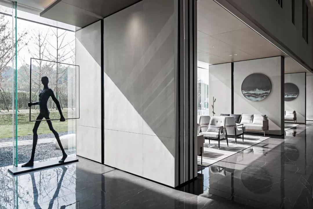 静谧高级灰 | 长沙卓越青竹湖售楼处设计鉴赏-40