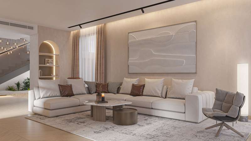 朱美拉住宅区私人别墅丨阿联酋迪拜丨4SPACE Designs-5