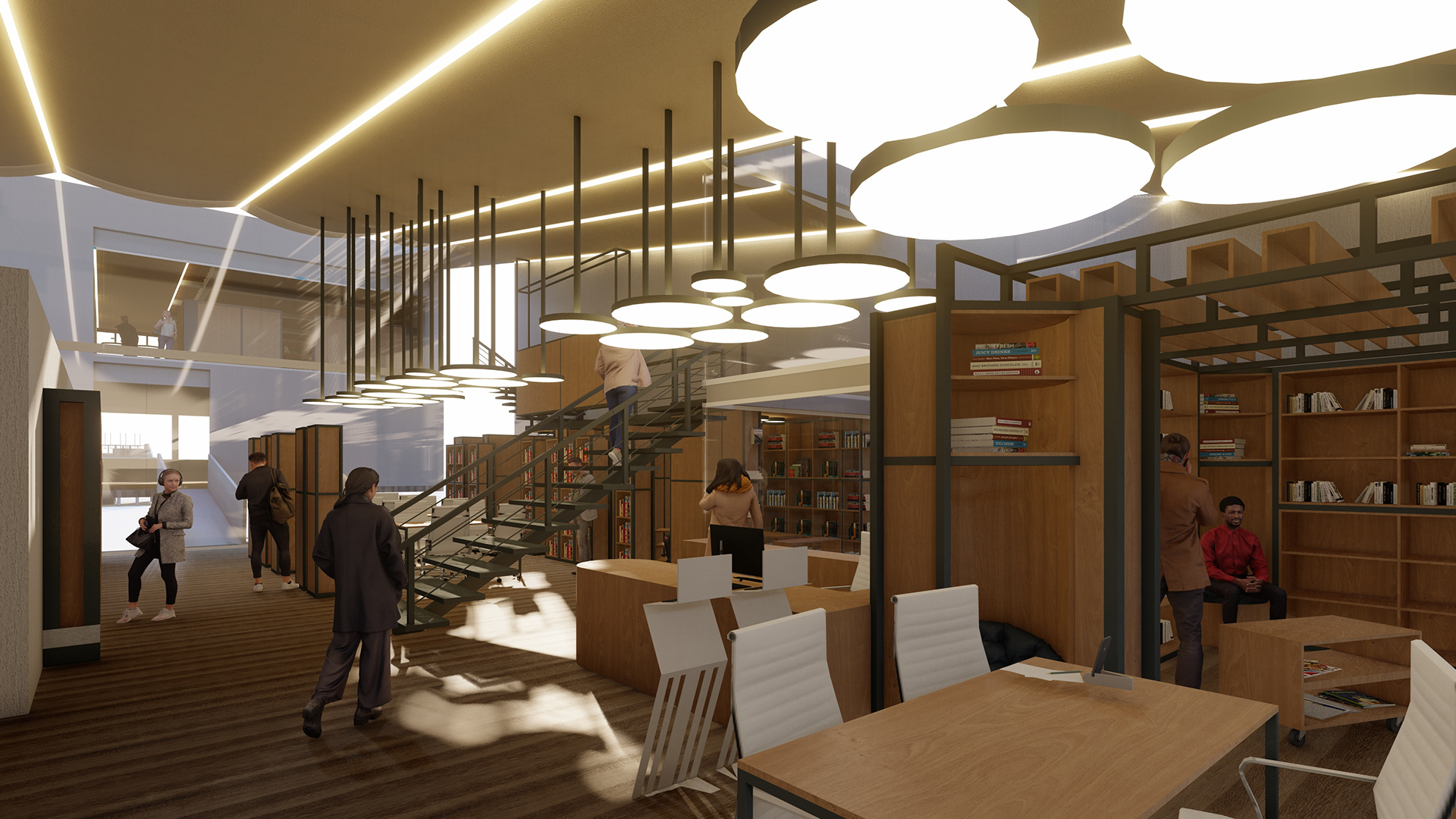 Biblioteca de Posgrado FAUD - Equipamiento B-4