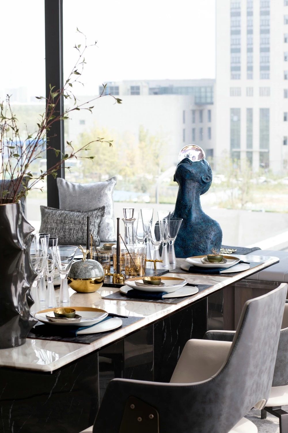 则灵艺术丨极致高级灰别墅,时尚更有范!丨中国西安-14