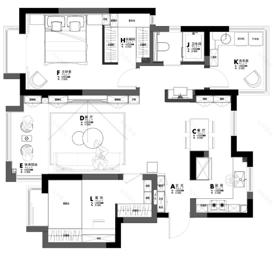 焦糖丨中国南京丨大漠·室内设计-43