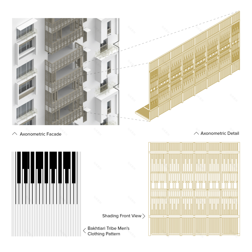 Setare Golestan 住宅大楼丨伊朗德黑兰丨Zandigan Architects-53