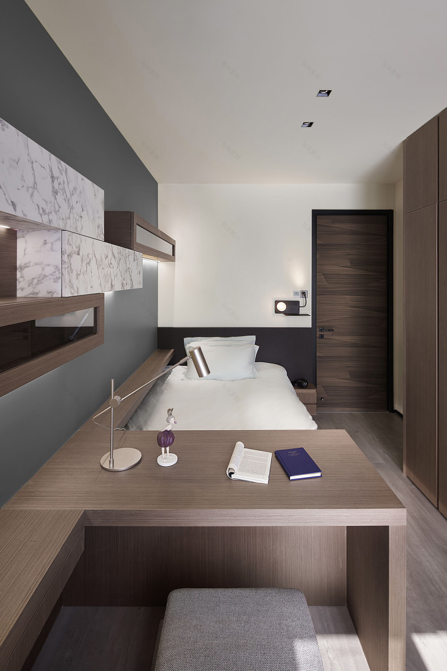 优雅轻奢的 101㎡平层设计丨中国福州丨福州上行维度设计有限公司-47