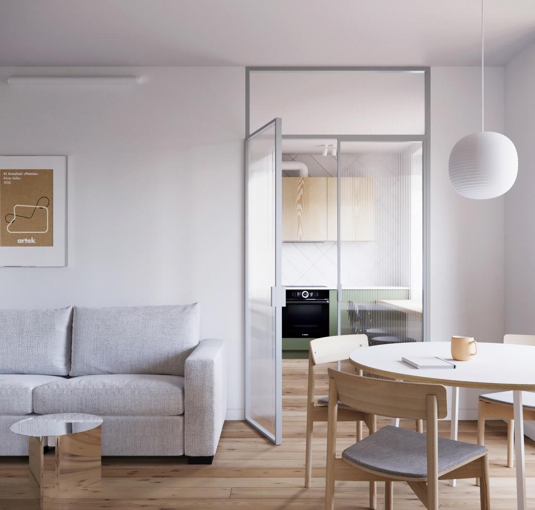 潮白河畔的幸福绿意居所室内设计-19