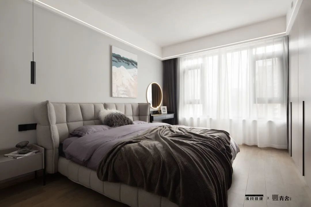 《光•影》 现代极简风格住宅设计丨浅尺住建-33