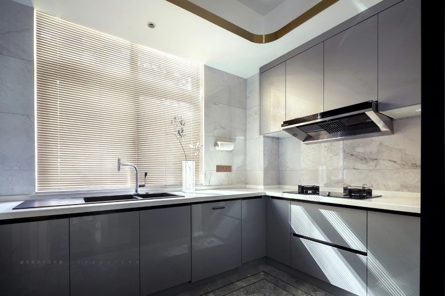 轻奢美式别墅设计丨中国杭州丨赵艺哲设计工作室-14