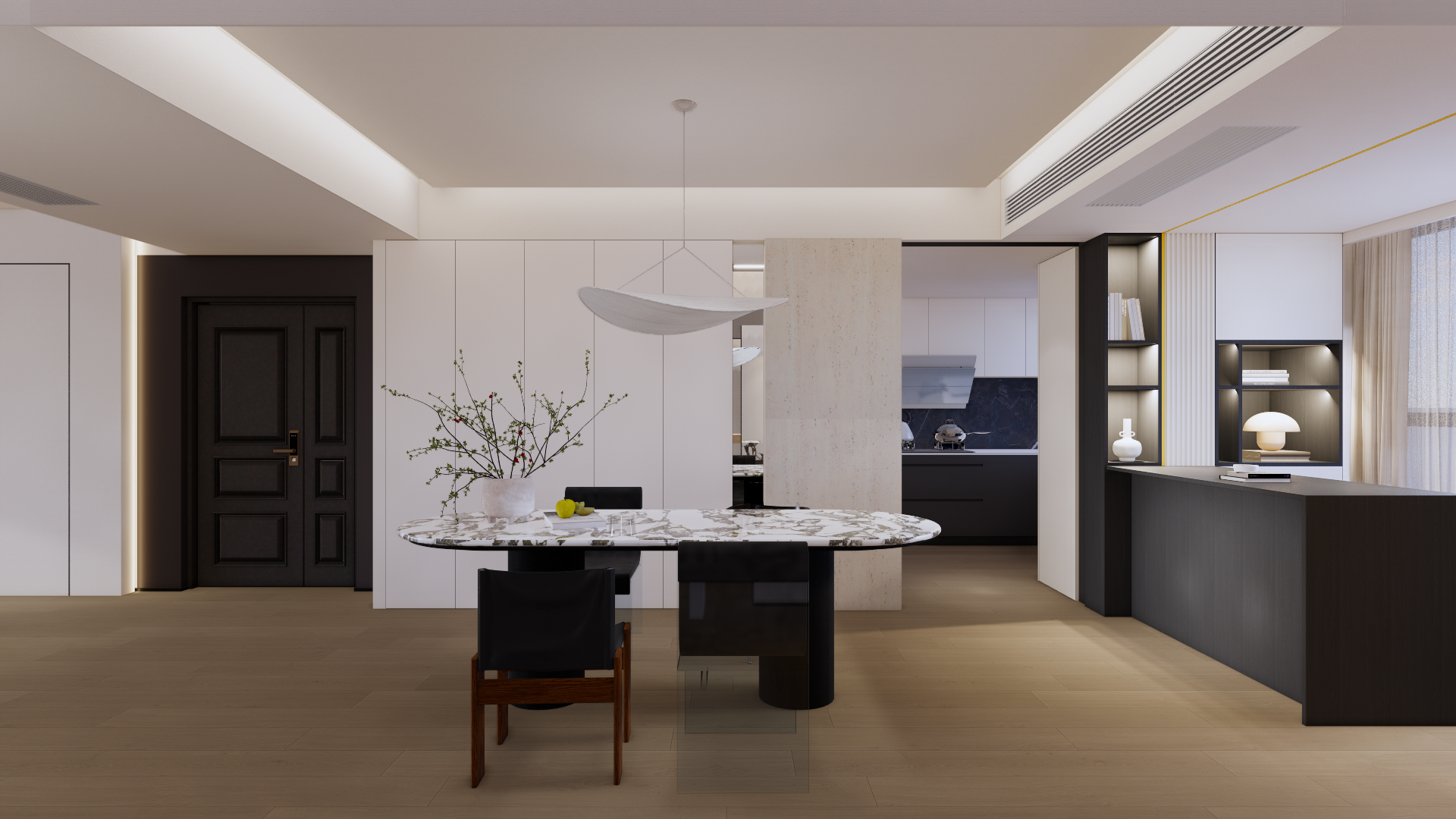 陌上设计｜160㎡九漾华庭-3