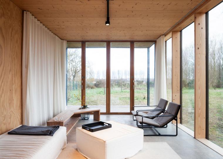 比利时 Wachtebeke 度假小屋 | 简约日式风格-21