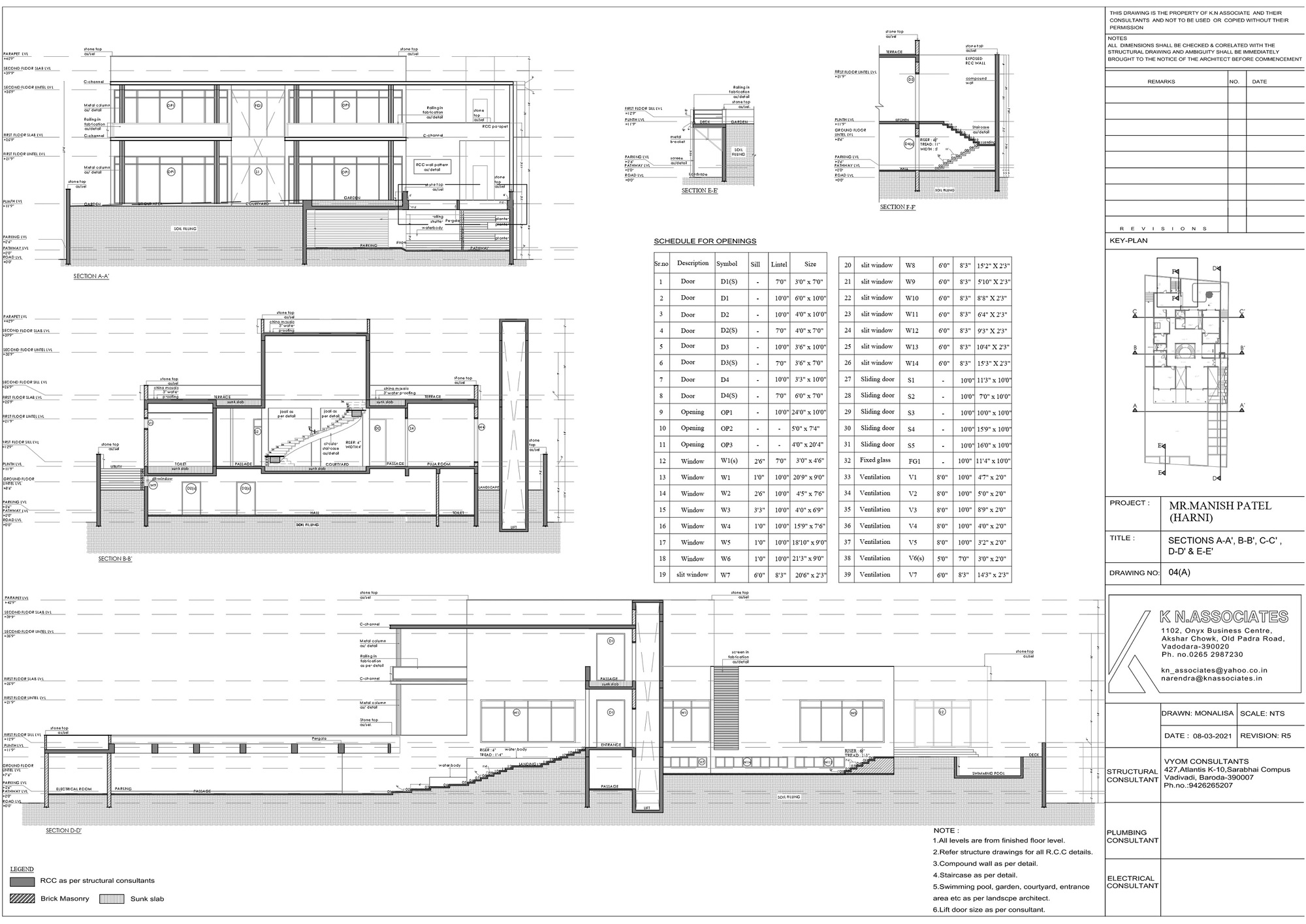 马德维利亚 混凝土房屋丨印度丨K.N.Associates-44