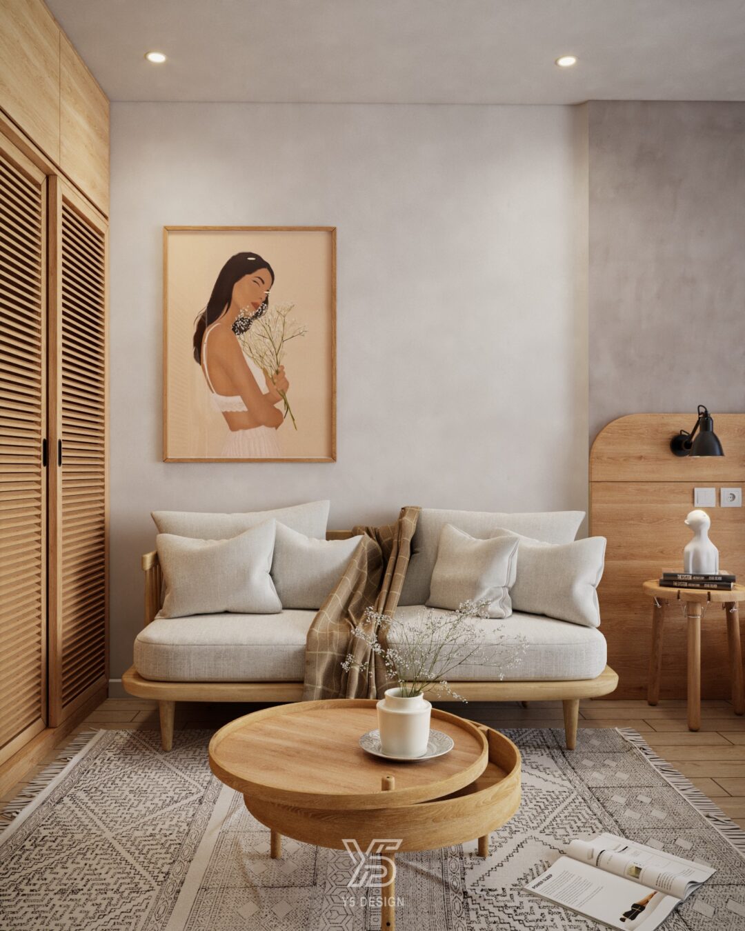 Sketchup公寓室内模型丨Huy Ung-2