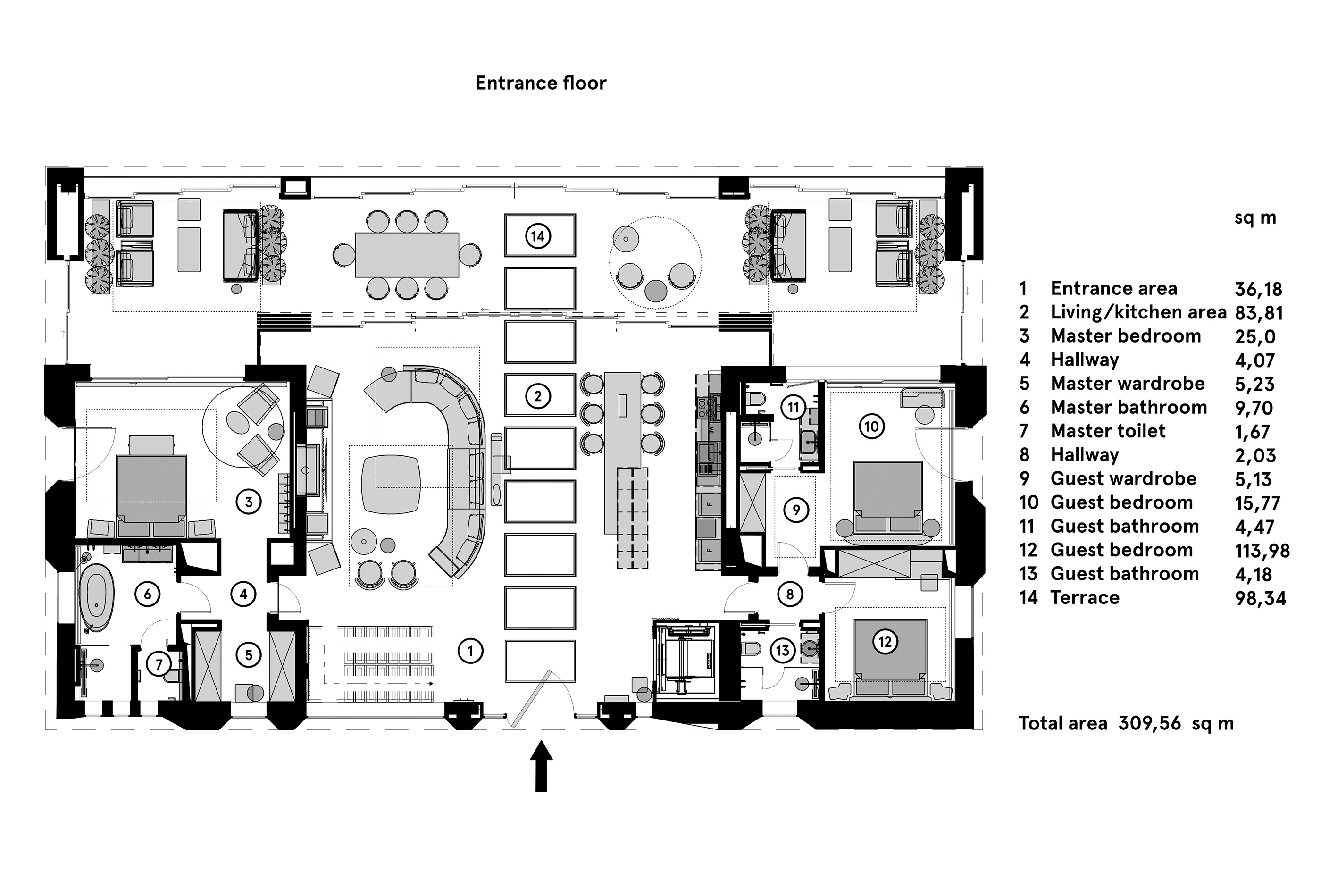 撒丁岛住宅户外花园丨意大利丨Diff-1