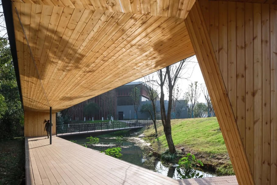 浙江音乐学院「溪上飞檐」丨中国杭州丨line+建筑事务所,gad-77