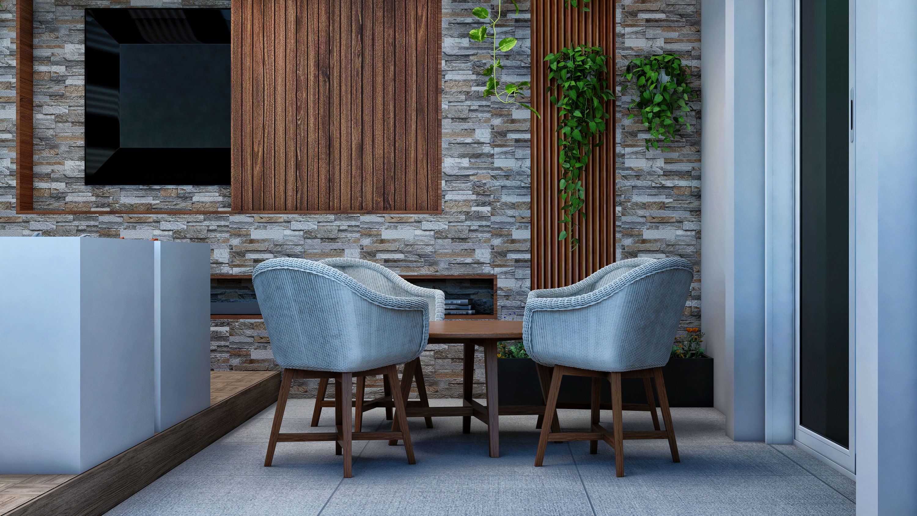 Mountain View Villas I Modern Roof Design-8