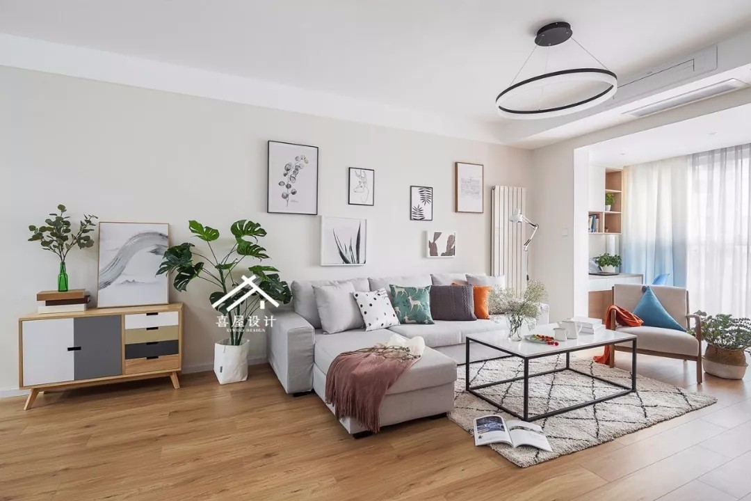 画梧桐——自然北欧风住宅  喜屋设计-4