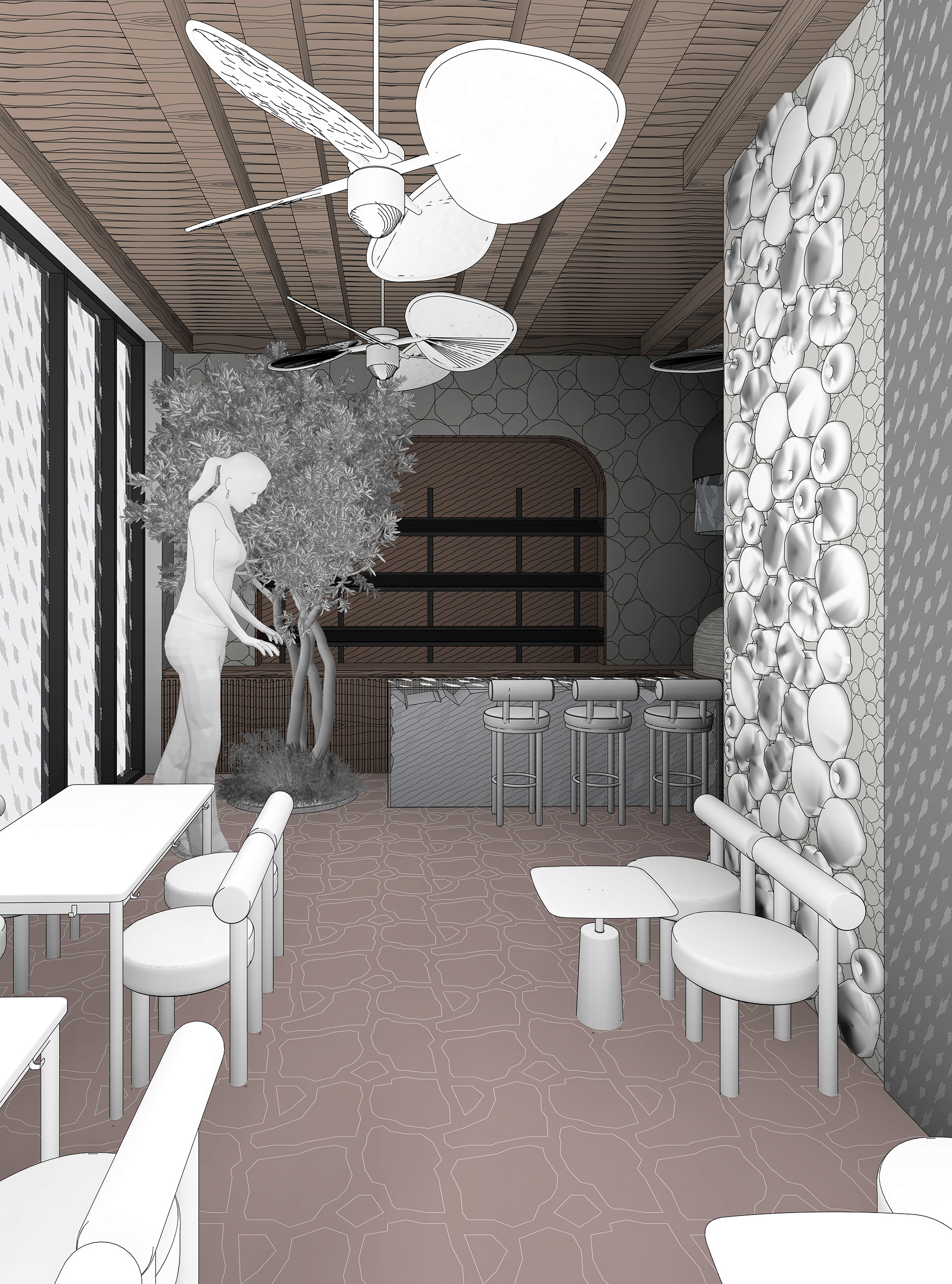 乡村·面包店丨沙特阿拉伯丨Dabdoub Studio-26