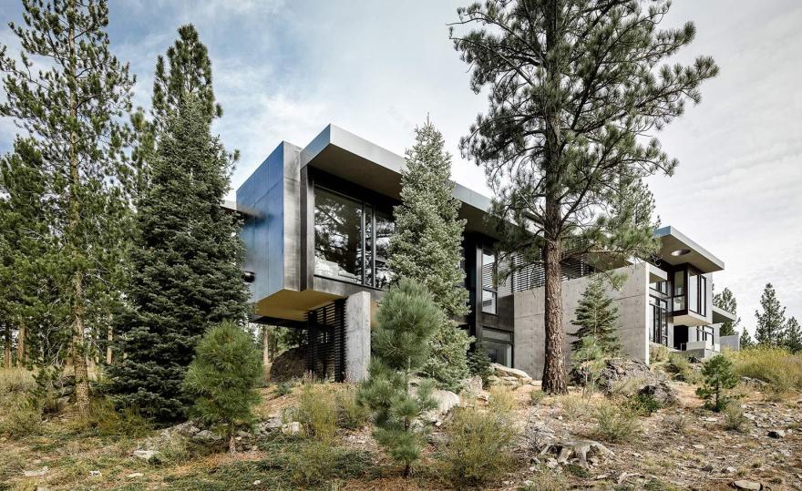 creek house by faulkner architects truckee california-15