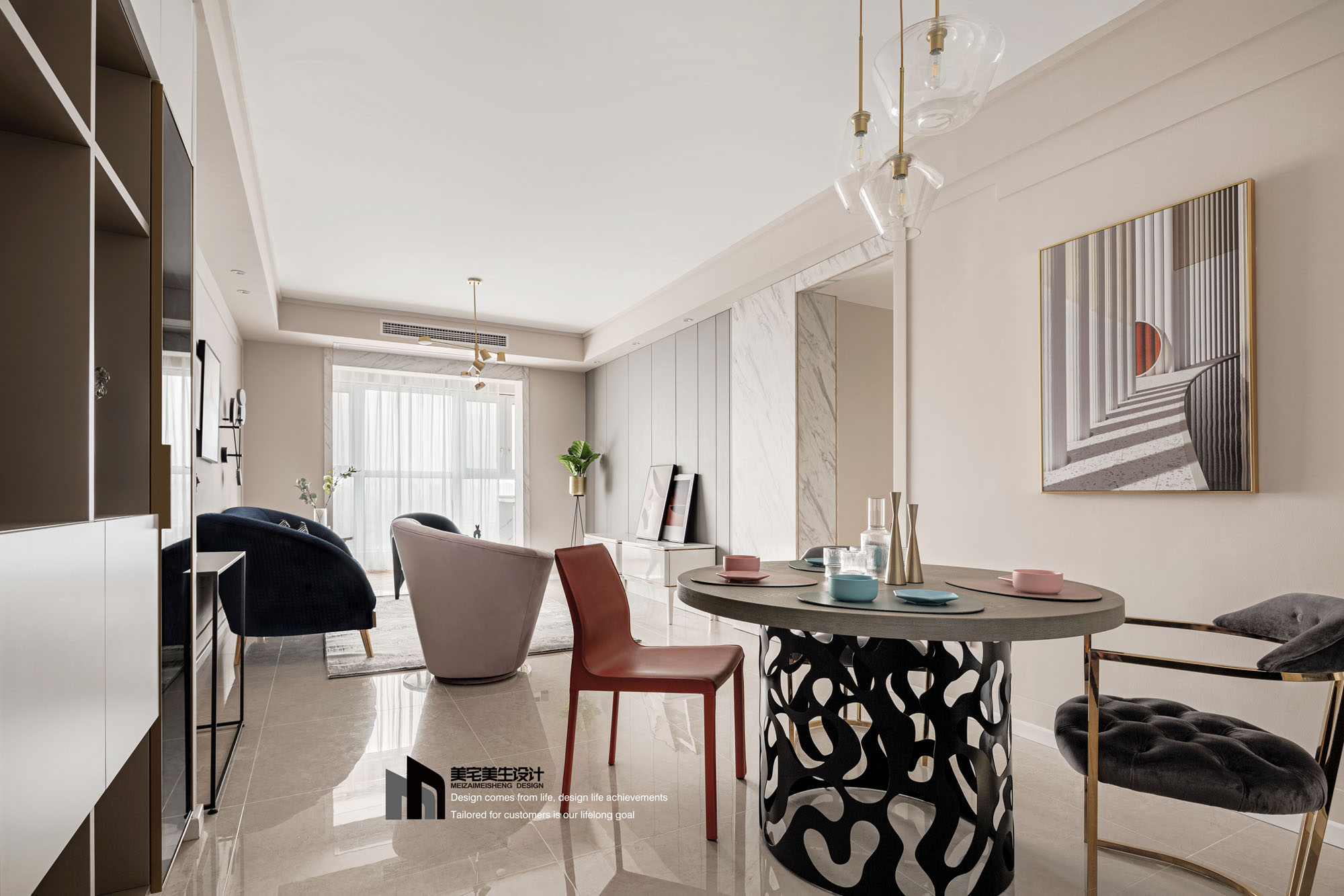 糖果色武汉公寓,打造浪漫梦幻空间-27