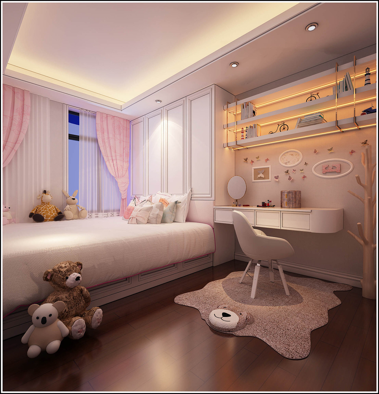 壁纸打造浪漫公主房-9