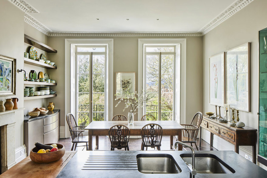 伦敦历史别墅 | 永恒英式经典与现代设计的完美碰撞-10