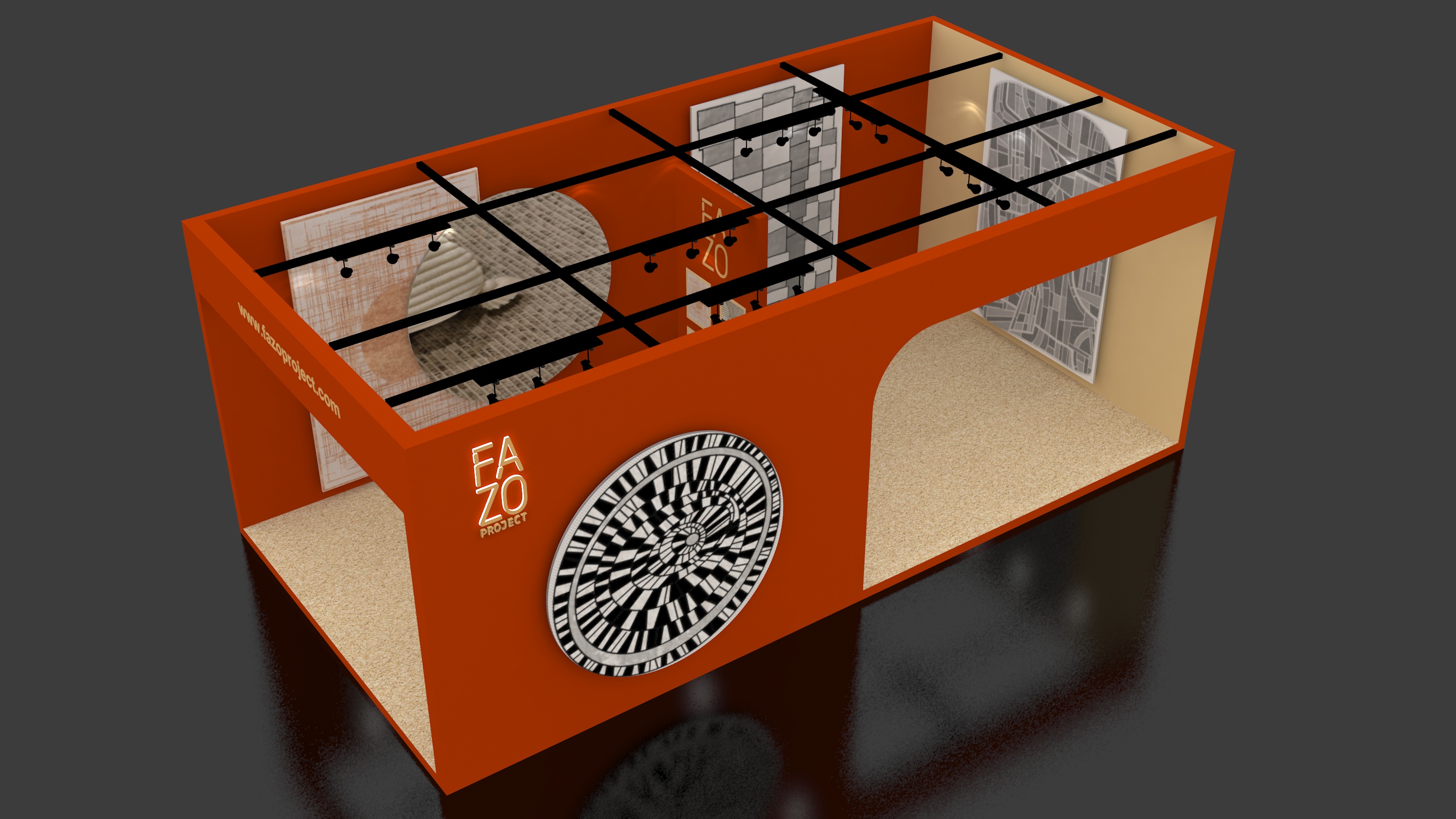 Fazo Stall 2 Side Open Exhibition-3