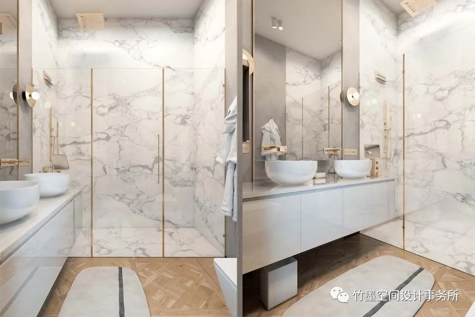 优雅轻奢的私宅设计丨竹墨空间设计事务所-22