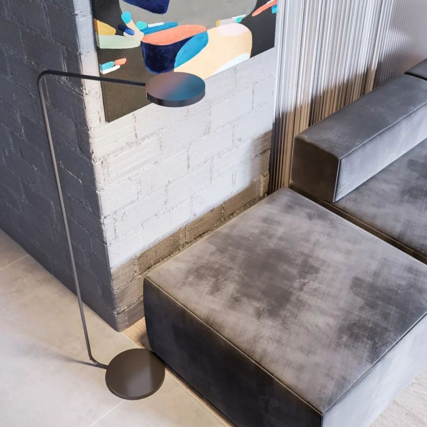 55㎡蓝绿装饰公寓,紧凑空间设计典范-9