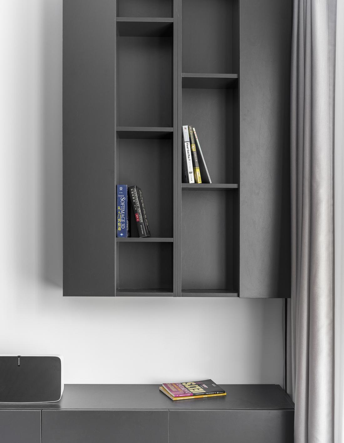 黑白灰的现代气质 · 西厨区与休闲区的完美融合-26