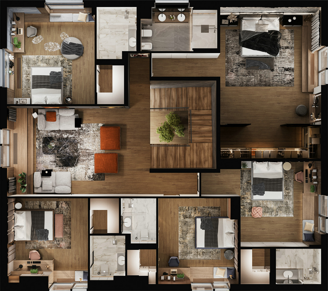 深色系空间设计-27