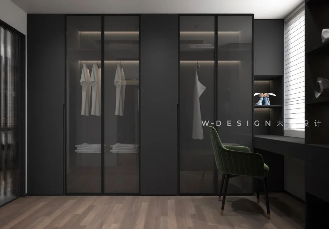 龙岩未来设计 | 现代高级黑灰家居空间-33