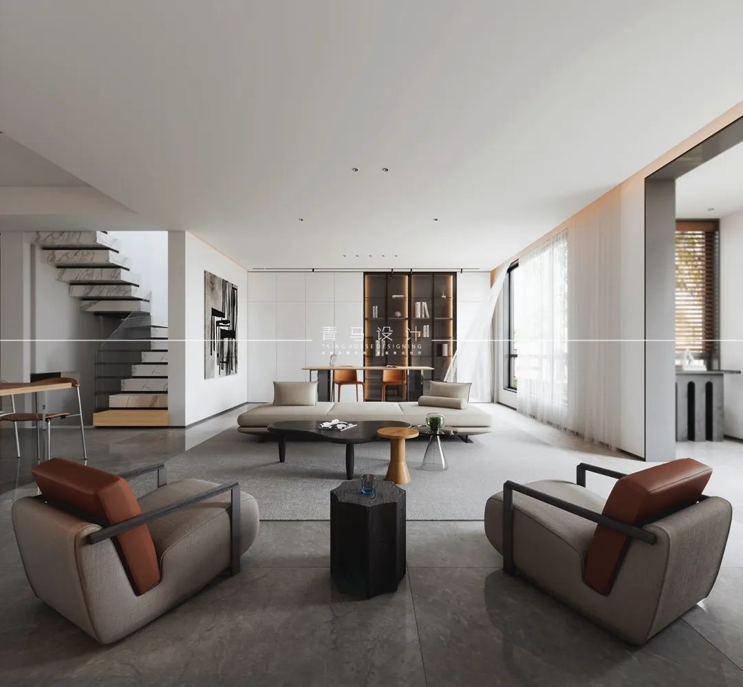 北欧生活,龙湖天钜下叠别墅的诗意家园丨中国西安丨青马别墅设计-35