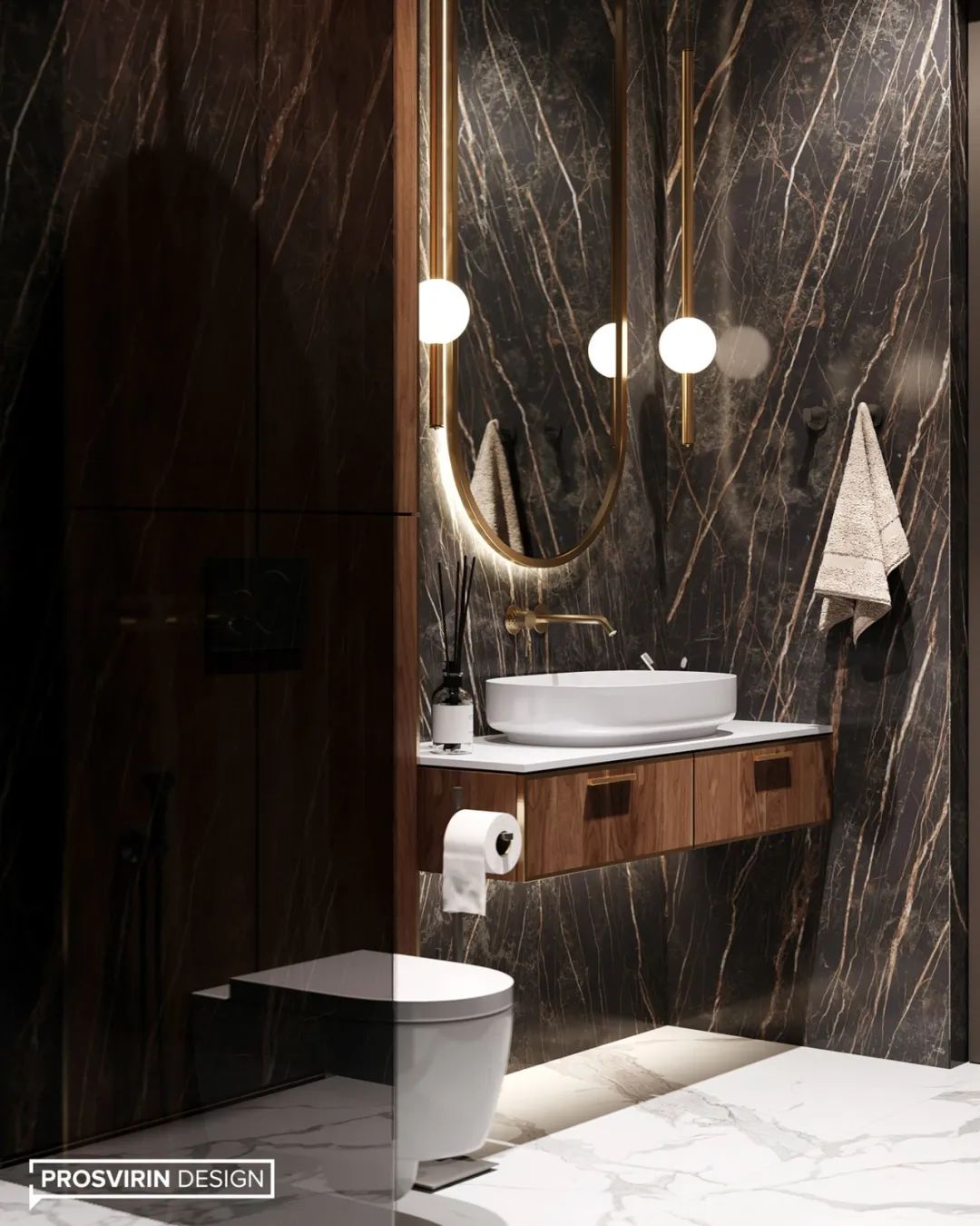 现代轻奢住宅丨Prosvirin Design-32