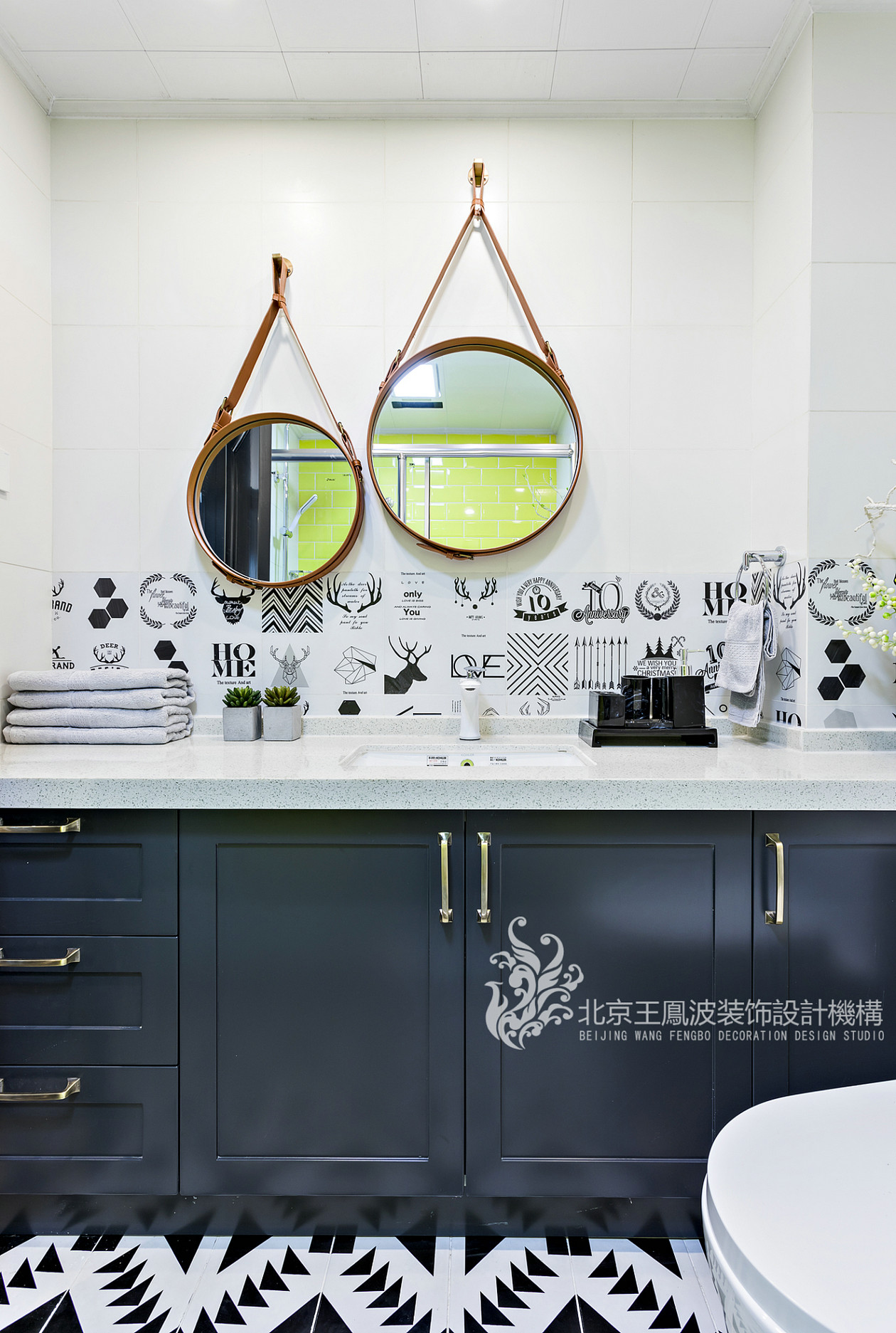 新城名苑样板房 | 王凤波设计,黑白色调的惊艳之作-32