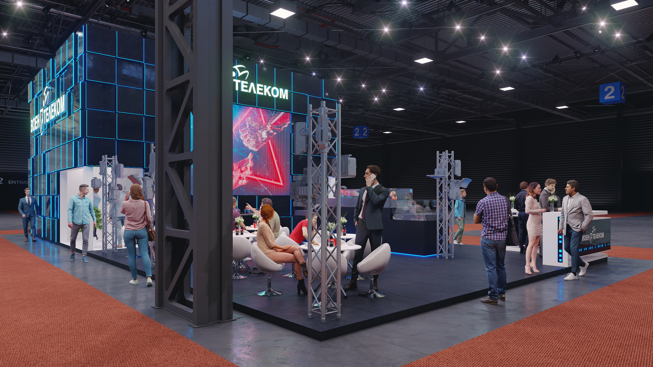 VOENTELECOM 展览展台设计丨俄罗斯丨ARTKARTEL-9