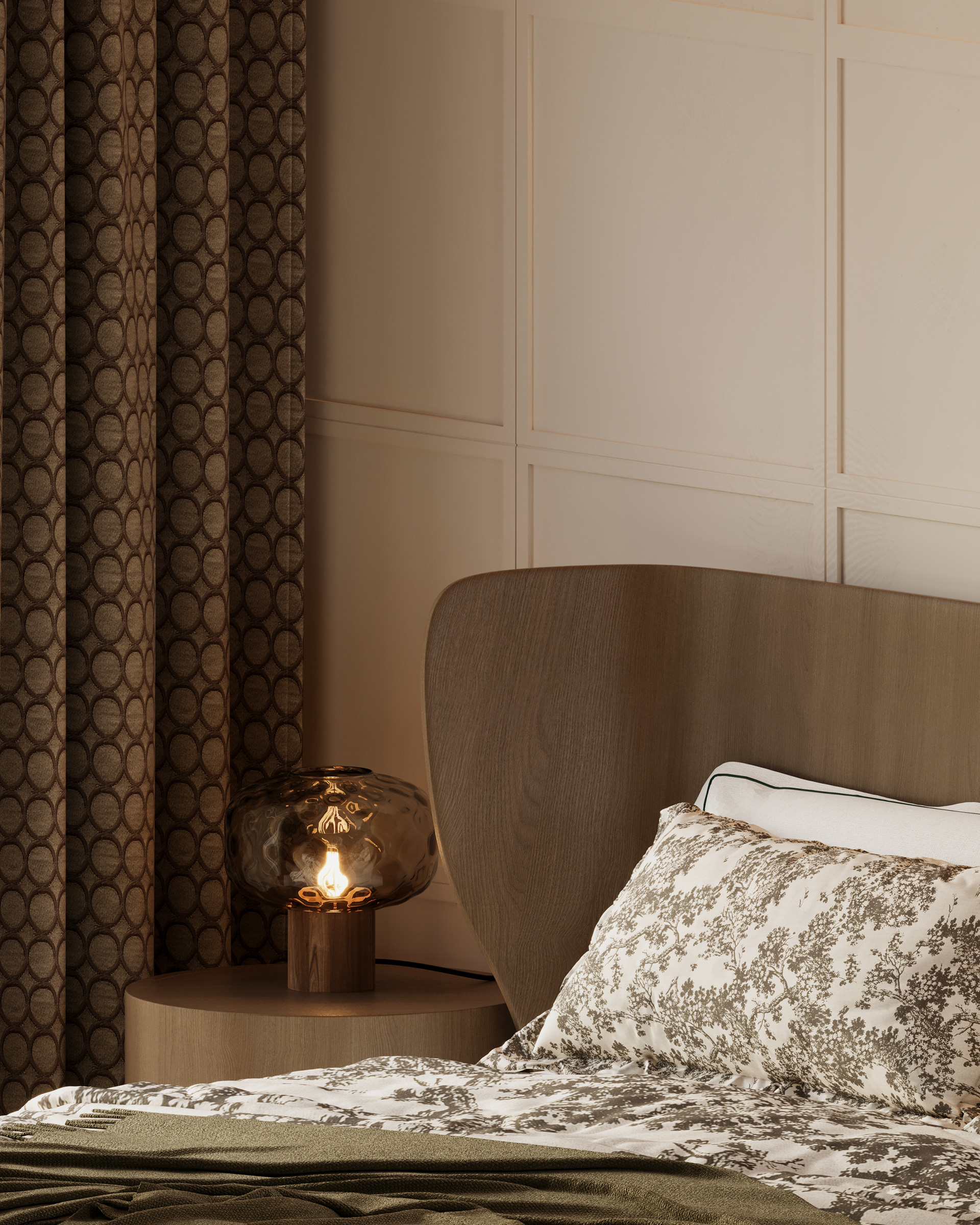 温馨的卧室设计丨Maryam Elnakeeb-13