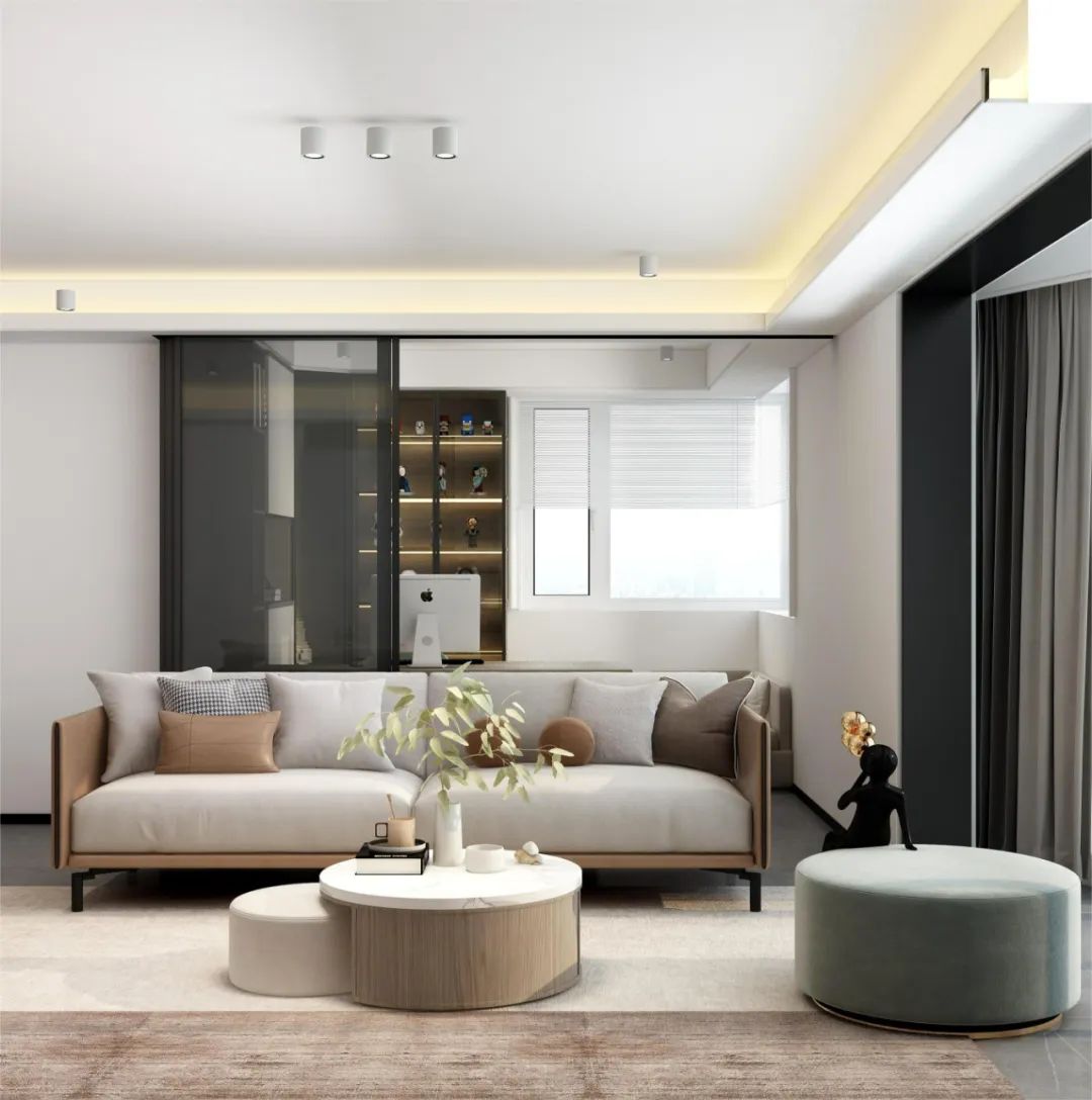 126㎡现代风格·生活的意义在于空间场景中-4