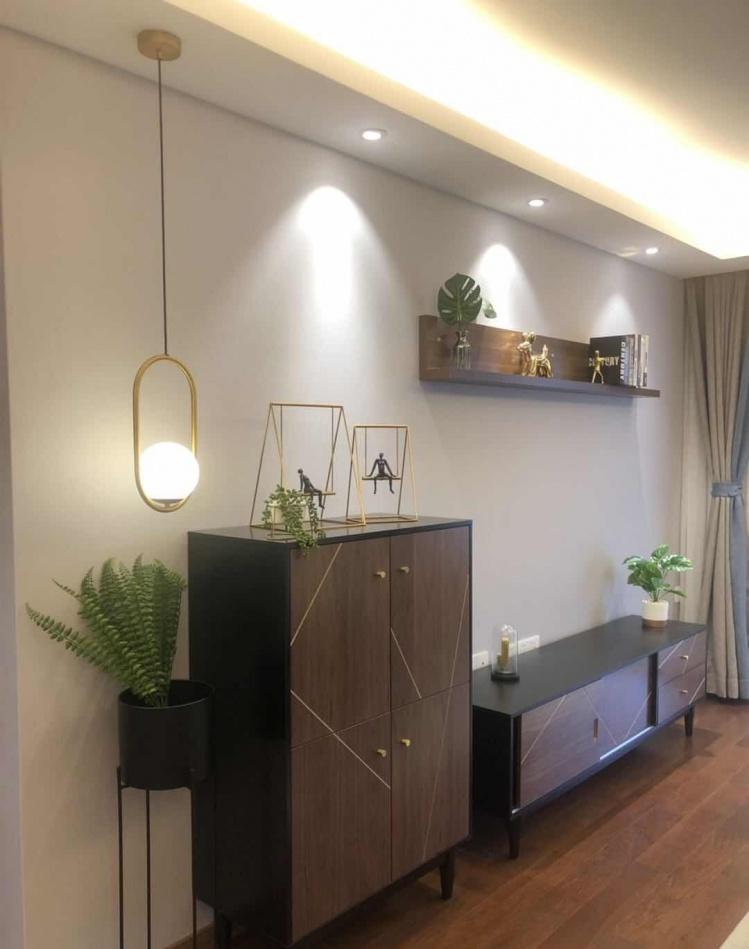 耐德佳苑 7 号现代轻奢风，进门鱼缸与收纳空间完美结合-0