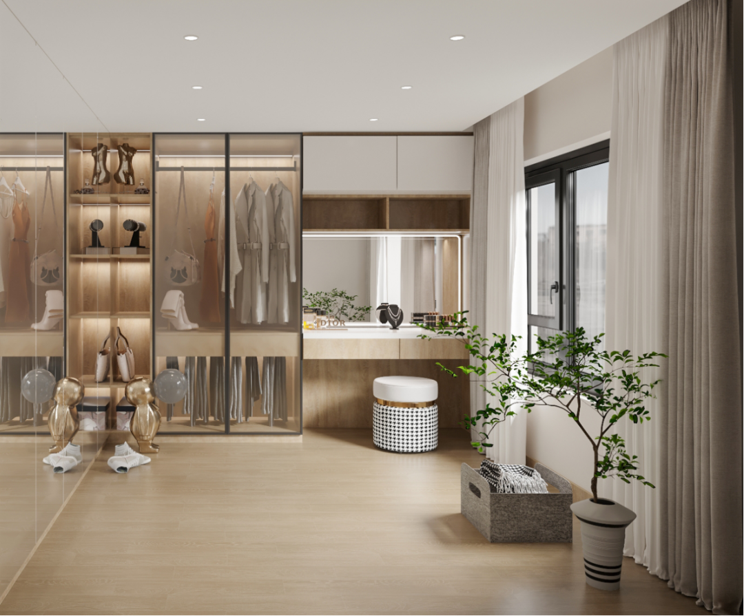 中南林樾的原木奶油风住宅丨T·D ONE 设计工作室-47