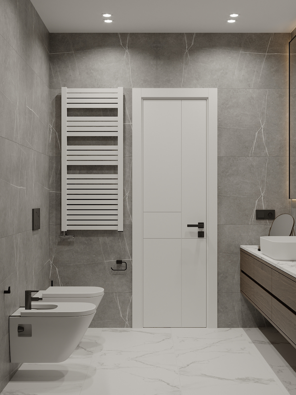 高级灰色系公寓设计-28