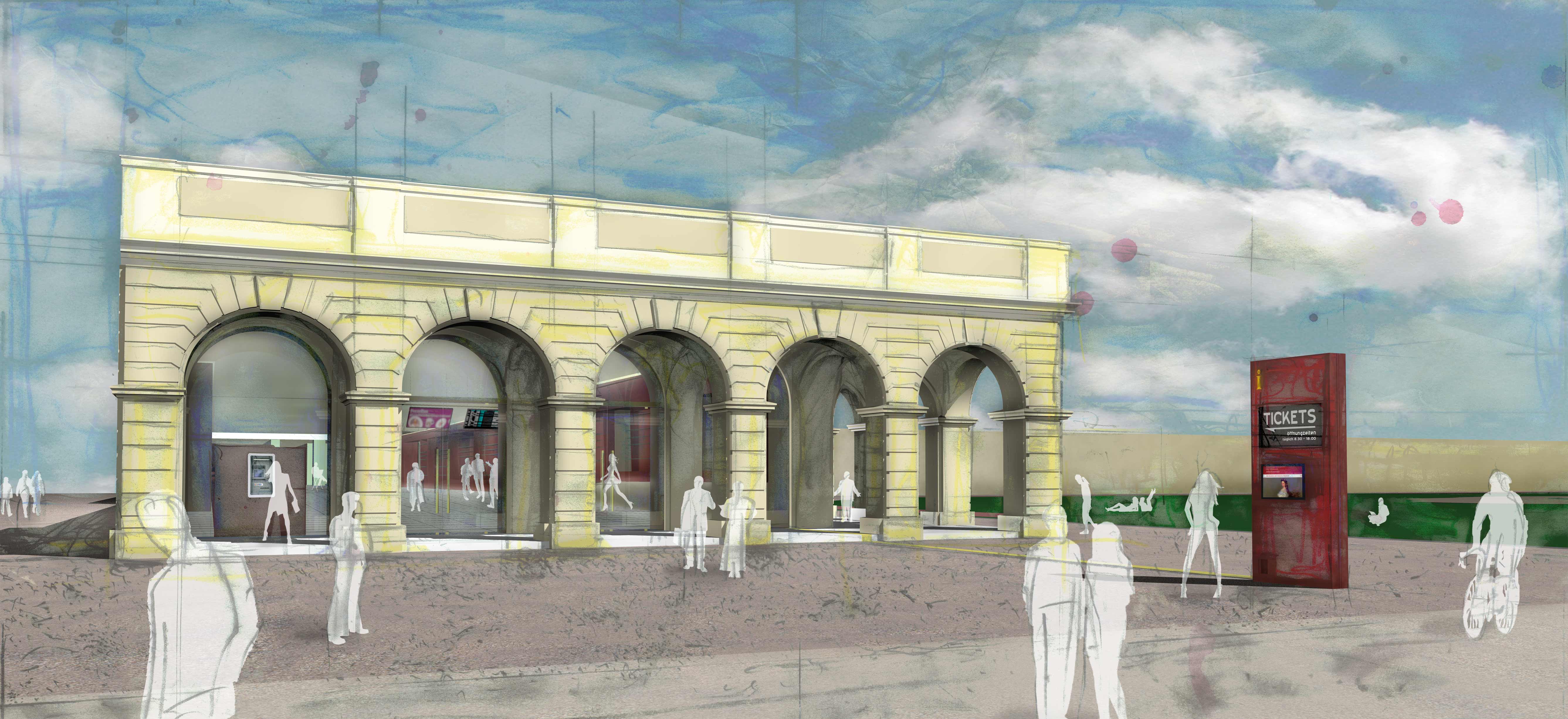 schloss schoenbrunn umbau gardetrakt spacial link-2