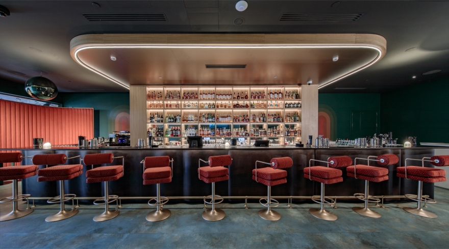 复古未来主义 Karaoke 酒吧设计丨Archpoint architects-9