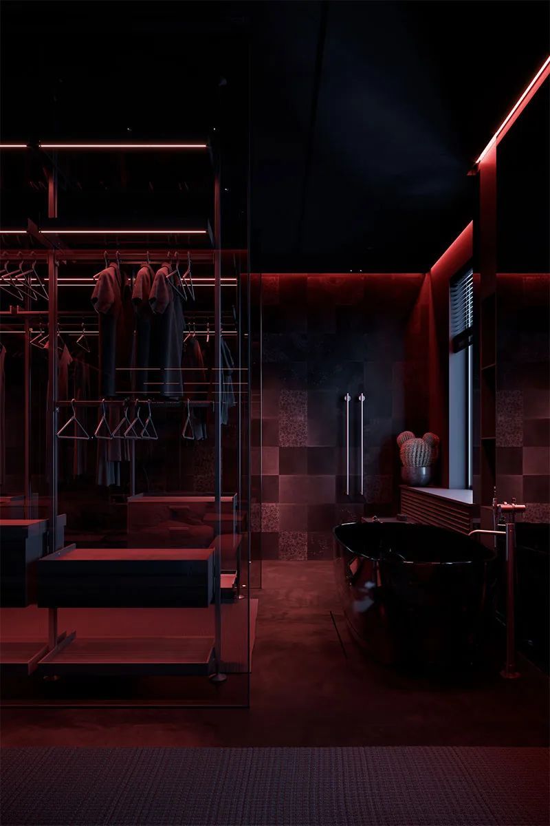 黑色极简主义 · Igor Sirotov 的纯粹空间设计-33