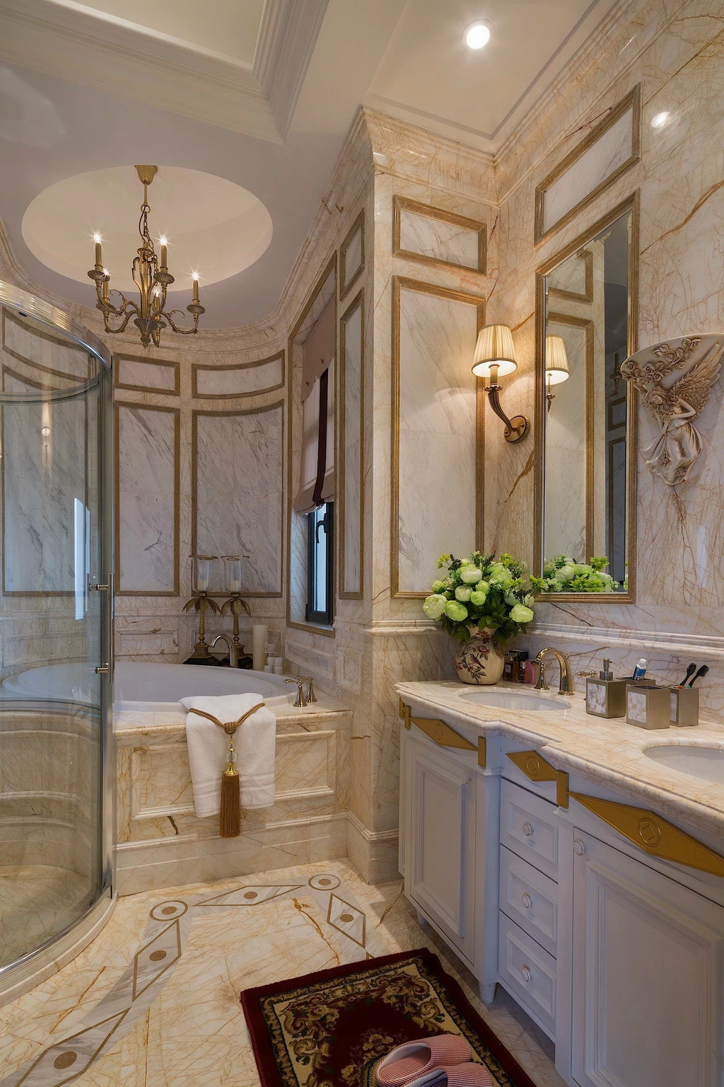 【住宅美式】山东东营万方小区C户型样板间-10