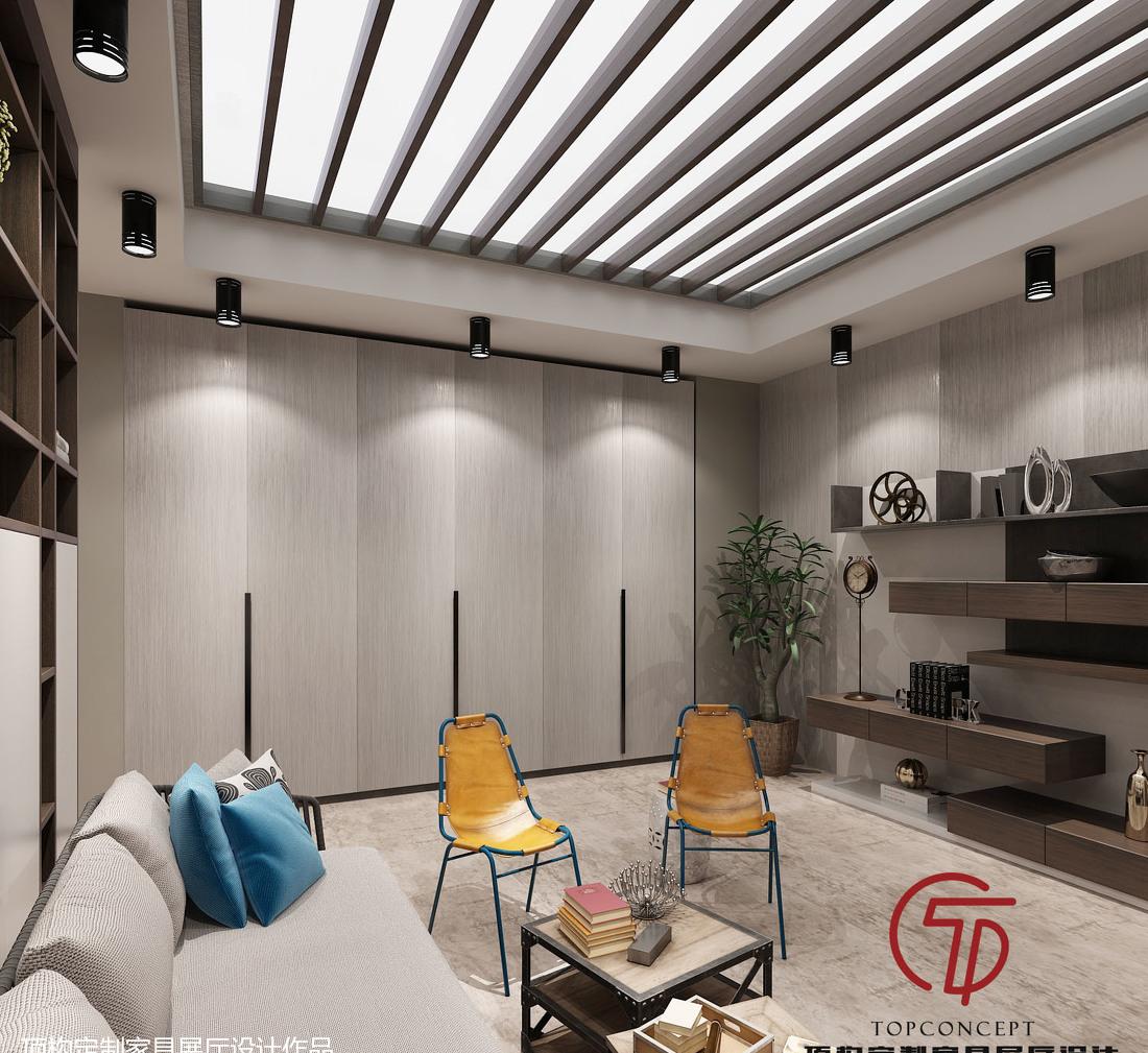 9 号家居极简工业风展厅设计-2