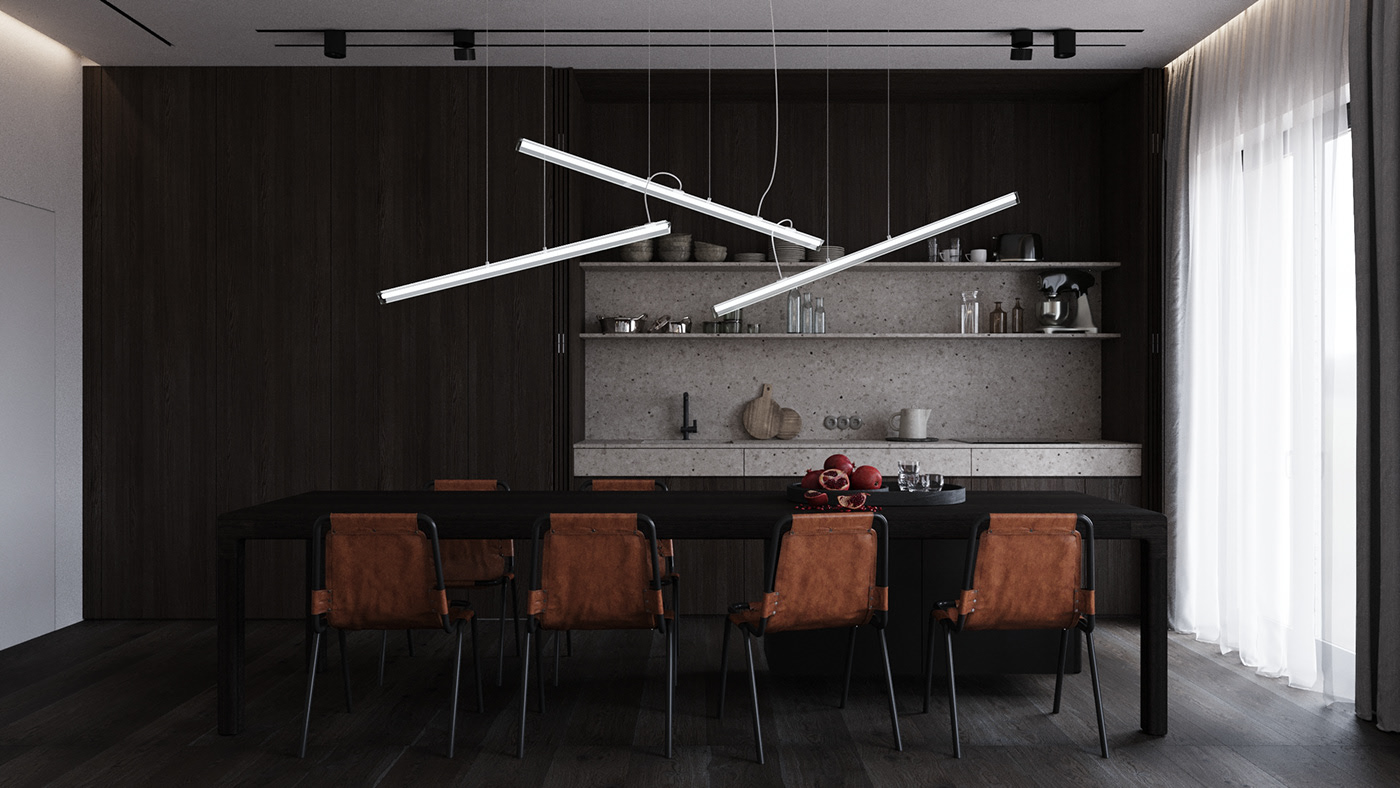 高级灰色系公寓设计 超有范的设计-6