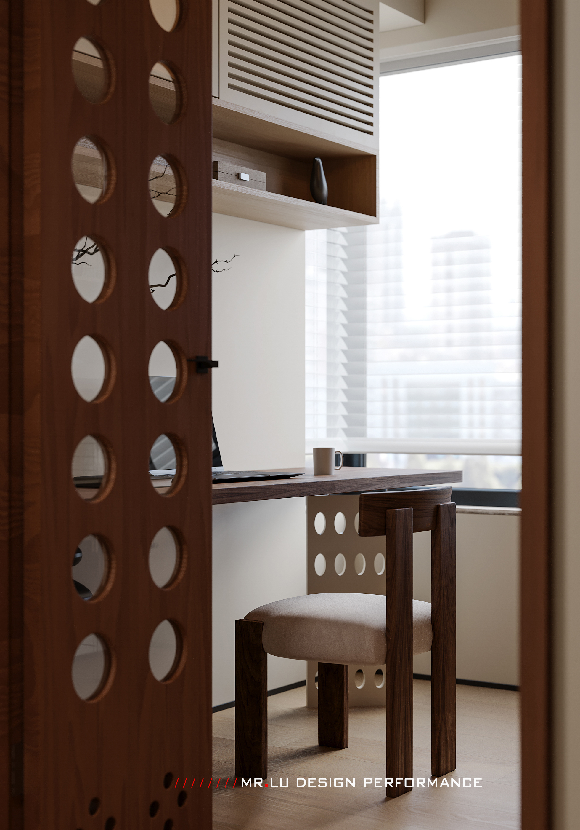 现代中古混搭风格效果图表现-16