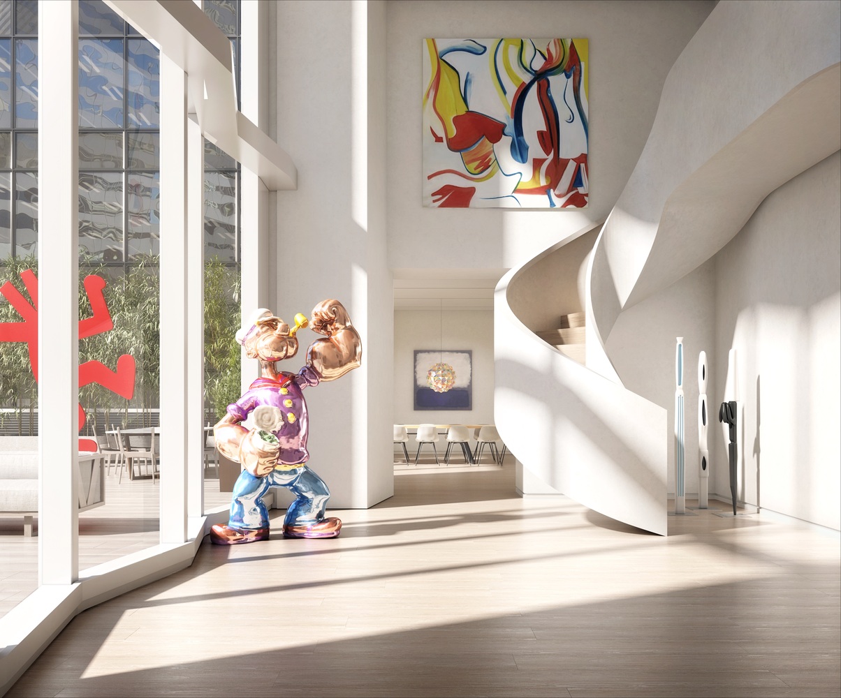 纽约地标建筑 | 福斯特事务所打造的双层公寓设计-5