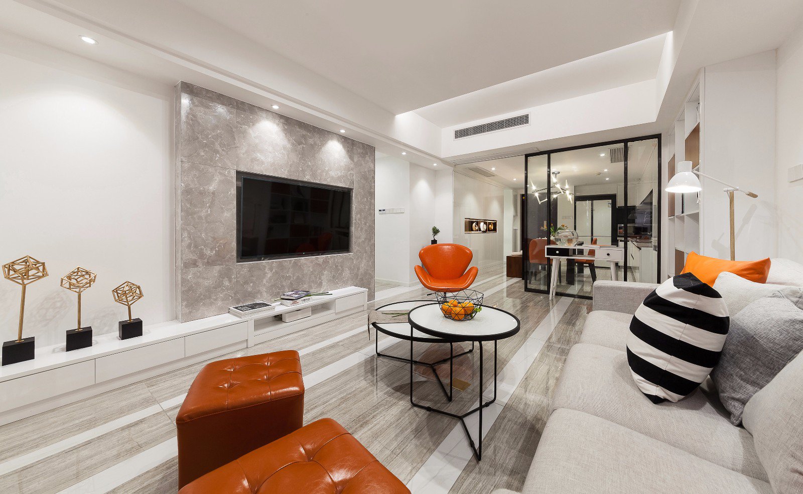 福州世欧王庄 3#03型现代简约样板间-9