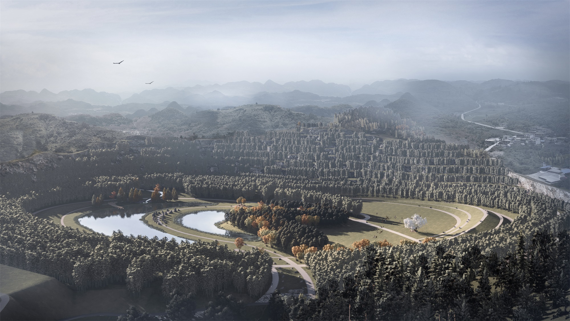 贵州矿山公园生态修复与景观营造丨Mind Studio 迈德景观-5